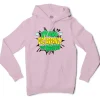 Evalo Distarpance You Raascal Men/Unisex Hoodie in Light Pink Color