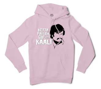 Ketta Payyan Sir Indha Kaali Men/Unisex Hoodie in Light Pink Color