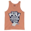 Neenga Puli Vaala Pudichitinga Mr Nalla Thambi Men/Unisex Tank Top in Melon Color