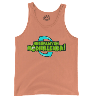Marupadiyum Modhalenda! Men/Unisex Tank Top in Melon Color