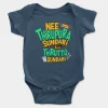 Nee Thirupura Sundari Illa Thiruttu Sundari Short Sleeve Baby Onesie in Navy Color