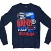 Vekkam Maanam Soodu Soranai Laam Bank La Fixed Deposit La Potu Vechurkom Men/Unisex Long Sleeve T-Shirt in Navy Color