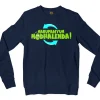Marupadiyum Modhalenda! Men/Unisex Long Sleeve Sweatshirt in Navy Color