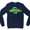 Marupadiyum Modhalenda! Men/Unisex Long Sleeve T-Shirt in Navy Color