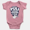 Neenga Puli Vaala Pudichitinga Mr Nalla Thambi Short Sleeve Baby Onesie in Pink Color