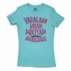 Varalaru Migam Mukiyam Amaichare Women's T-Shirt in Solid Cancun Color