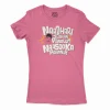 Naadhari Thanam Pannalum Naasookka Pananum Women's T-Shirt in Solid Hot Pink Color