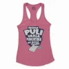 Neenga Puli Vaala Pudichitinga Mr Nalla Thambi Women's Racerback Tank in Solid Hot Pink Color