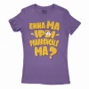 Enna Ma Ipdi Panarengale Ma Women's T-Shirt in Solid Purple Rush Color