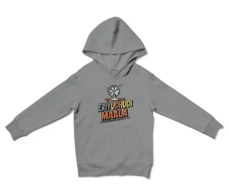 Eriyudhudi Maala Unisex Youth Hoodie in Sport Grey Color
