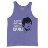 Ketta Payyan Sir Indha Kaali Men/Unisex Tank Top in Violet Color