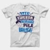 Vita Kirukan Aakiruvanga Pola Iruku Men/Unisex T-Shirt in White Color