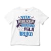 Vita Kirukan Aakiruvanga Pola Iruku Unisex Toddler T-Shirt in White Color