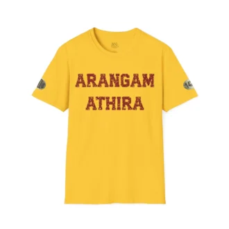 Arangam Athira, Whistleu Paraka - Minimal Thalaivar Dialogue Tee Men/Unisex T-Shirt in Daisy Color